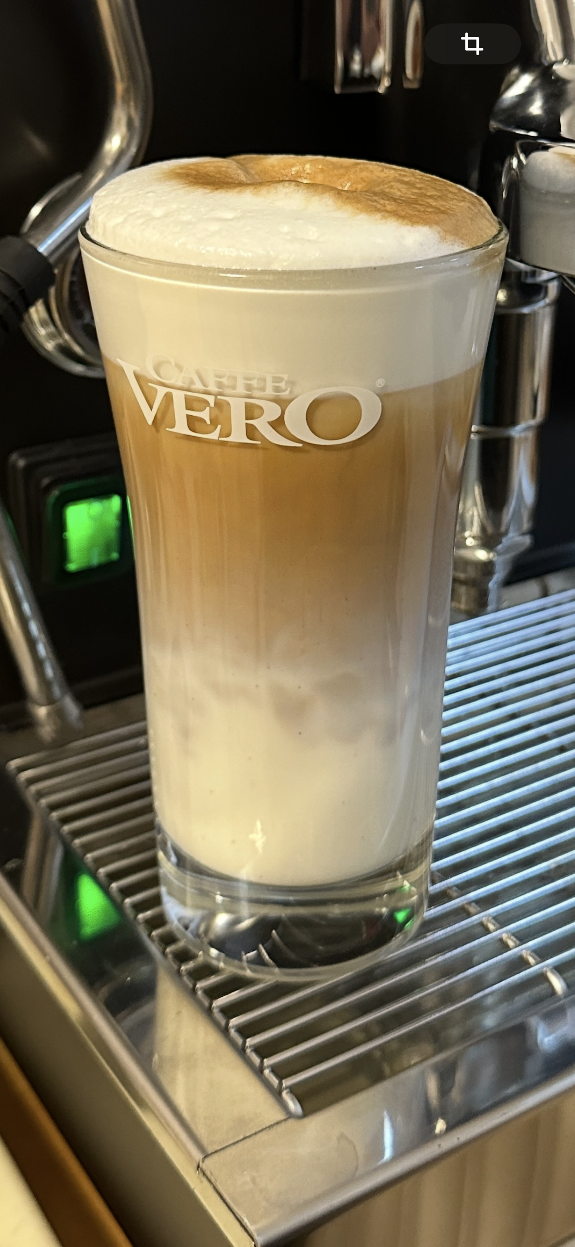 Latte macchiato Glass