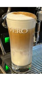 Latte macchiato Glass